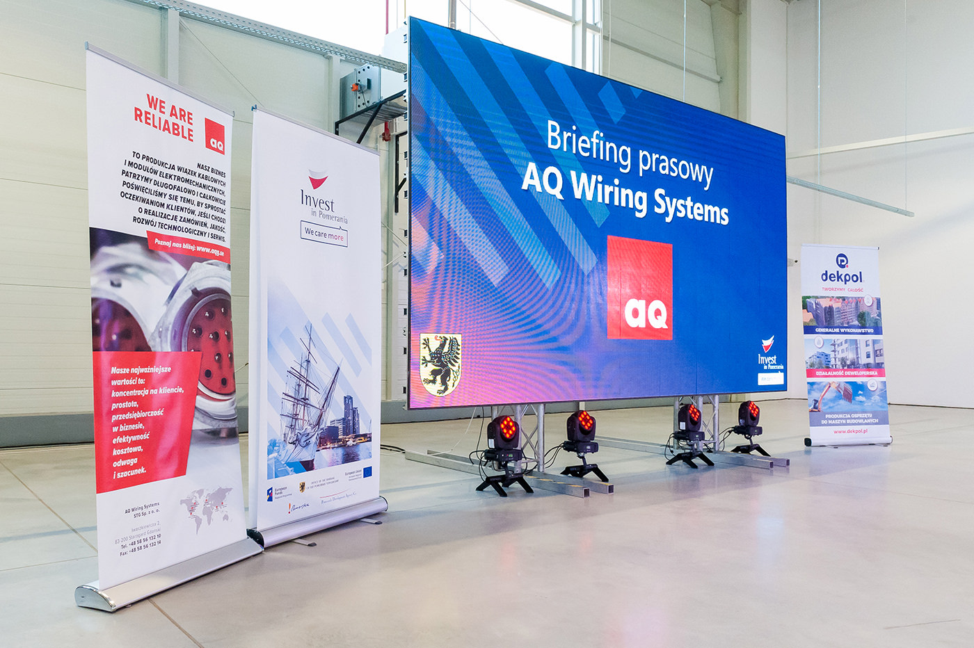001- Briefing Prasowy Reportaż Konferencja Prasowa AQ Wiring Systems Starogard-Gdański