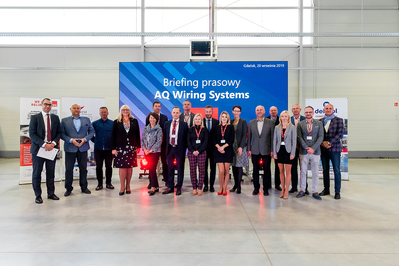 Briefing Prasowy Reportaż Konferencja Prasowa AQ Wiring Systems Starogard-Gdański