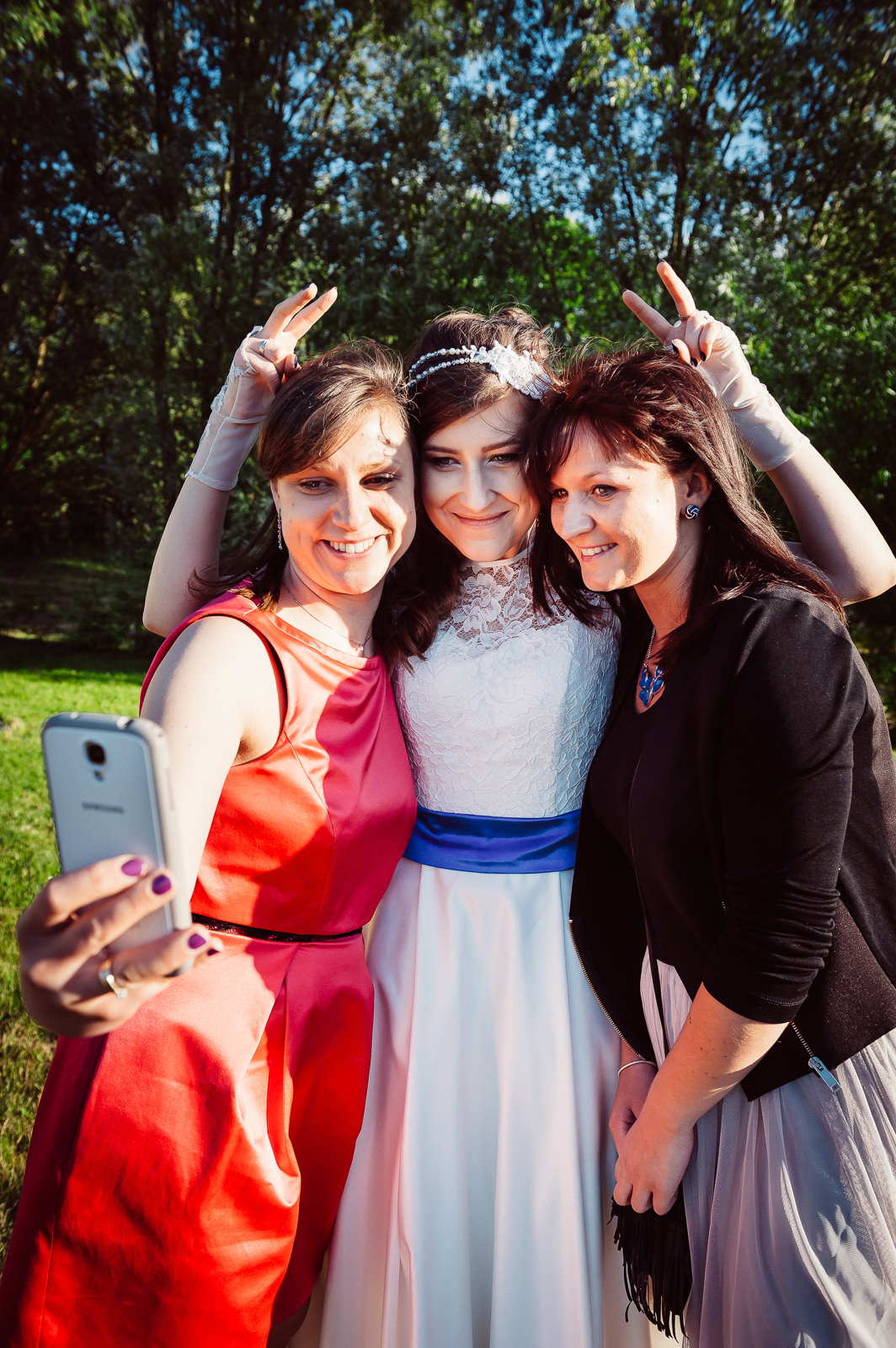 Selfie z gośćmi na weselu Sala Bankietowa Aura